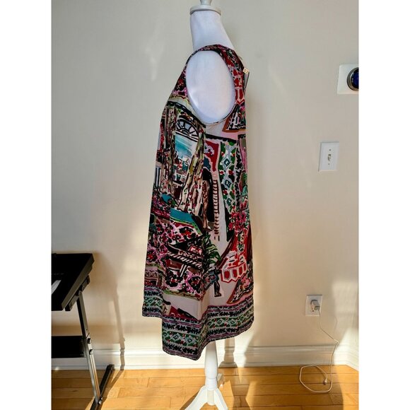 Anthropologie Womens Amelia Mini Shift Dress S NWT 2020 Vibrant Multicolor Print - Picture 5 of 16